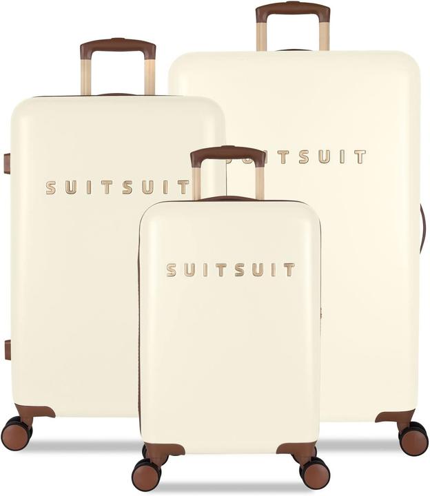 Immagine prodotto Suitsuit - Fab Seventies - Bianco antico - Set di valigie (186 l)