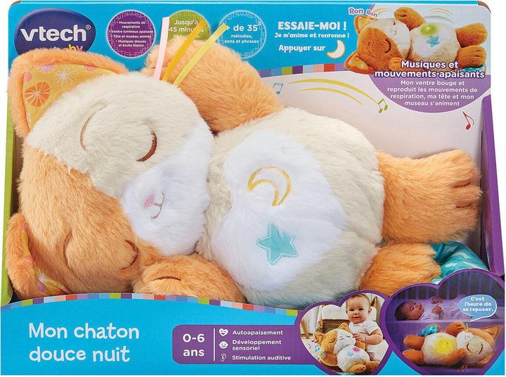 Actual product image VTech Mon chaton douce nuit (33 cm)