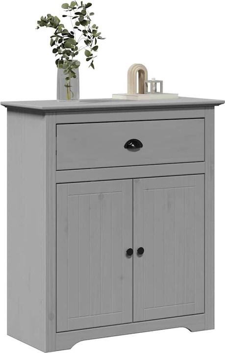 Immagine prodotto vidaXL Flurschrank BODO Grau 80x35x90 cm Flurmöbel Schrank Wohnzimmerschrank (80 x 35 x 90 cm)