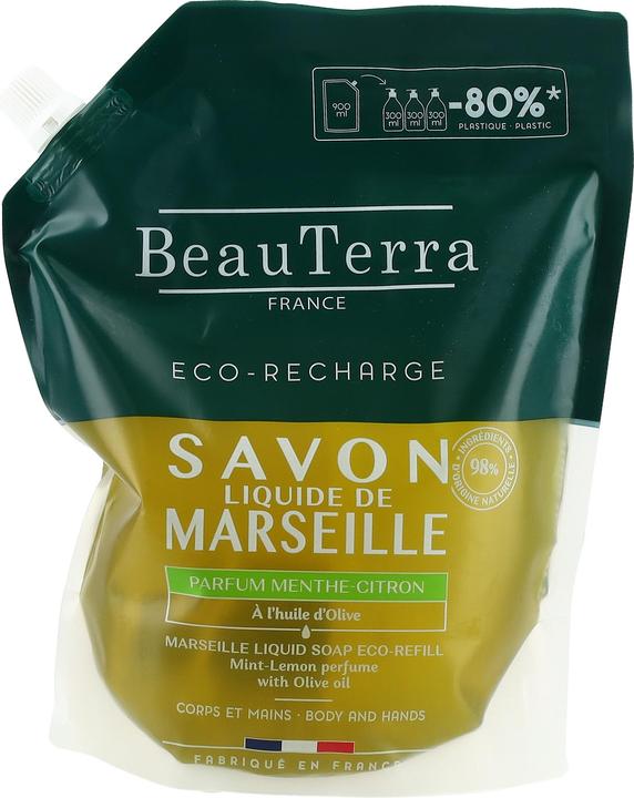 Produktbild BeauTerra Fluessigse Mar ref Mi Zi 900ml (Flüssigseife, 900 ml)