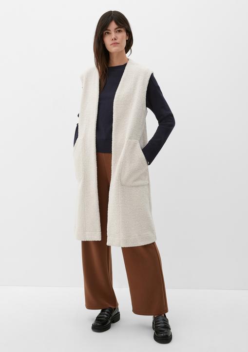 Produktbild s.Oliver Strickpullover Pullover mit geschlitztem Ärmelsaum (48)