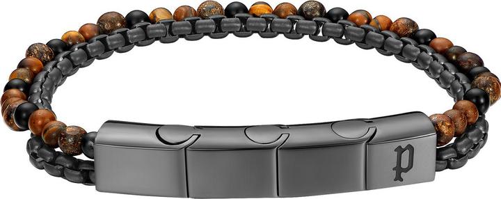 Immagine prodotto Police Bracciale Double Impact (19 cm, Acciaio inossidabile)