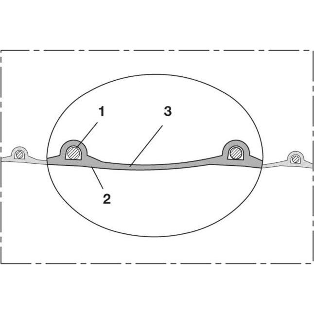 Thumbnail - Norres, Industriestaubsauger Zubehör, PU-Schlauch PROTAPE PUR 330 AS Innen-Ø 50 mm Aussen-Ø 58 mm 4 mm Länge 10 m