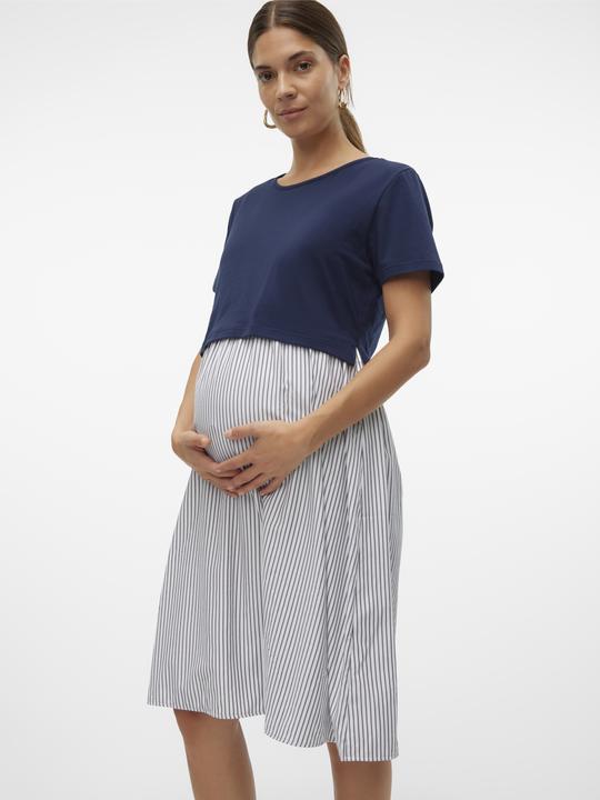 Image du produit Mamalicious Coupe normale Col en U Robe midi (M)