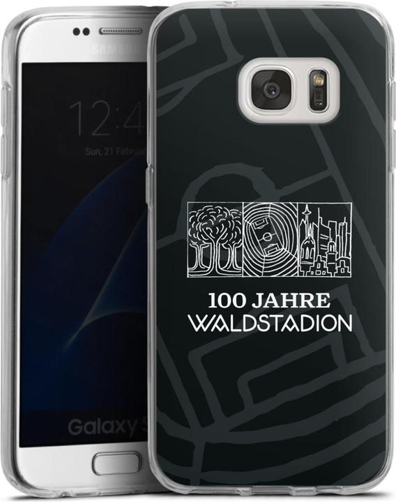 Actual product image DeinDesign Silikon Hülle für Samsung Galaxy S7 Handyhülle Case Smartphone Schutzhülle Eintracht Frankfurt (Samsung Galaxy S7)