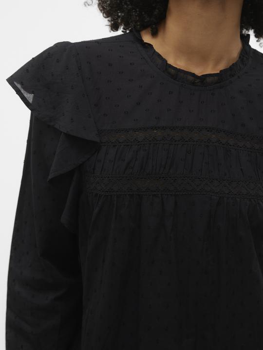 Image du produit Vero Moda VMTRINE LS LACE TOP WVN Chemisier (M)