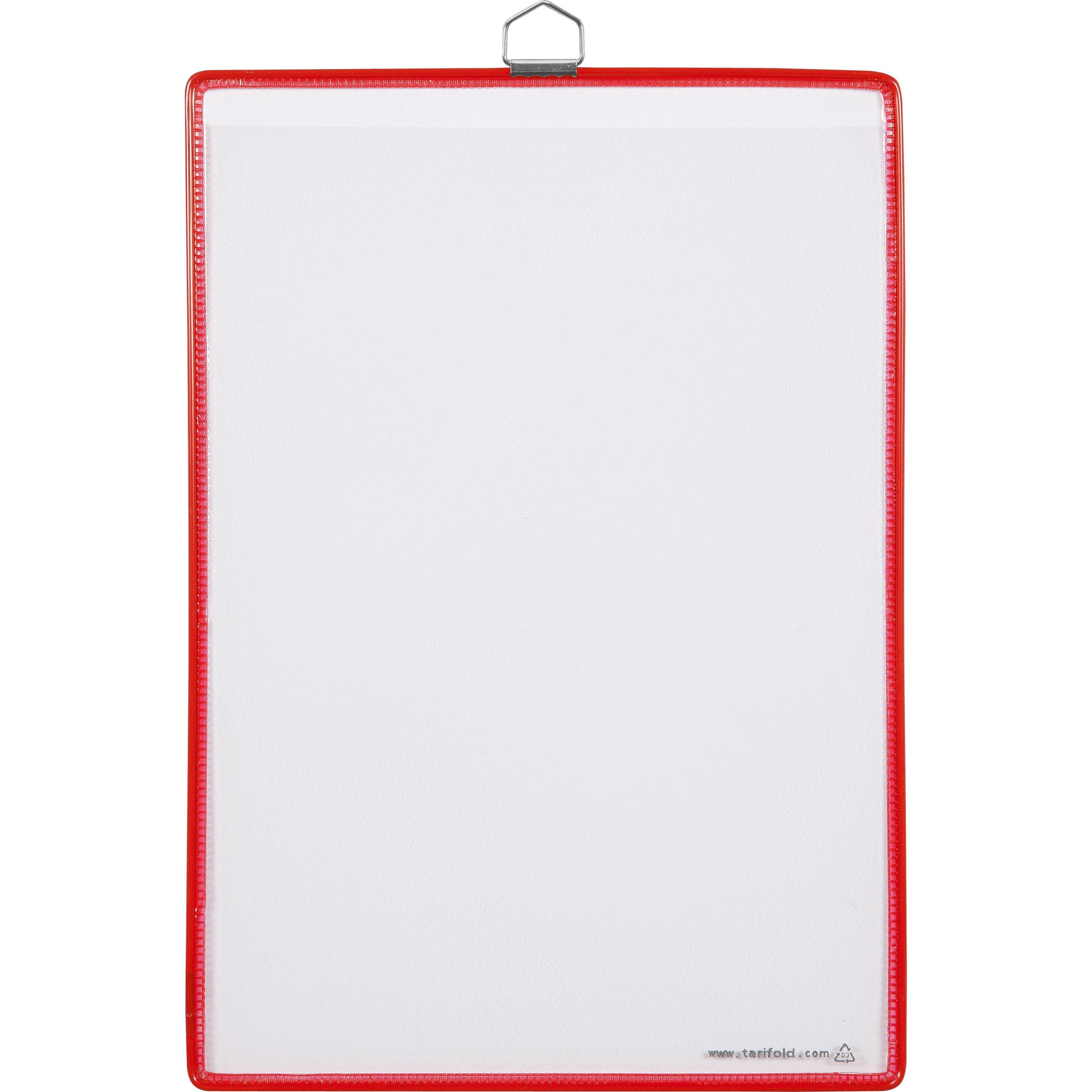 Tarifold, Informationsschild, - Sichttaschen mit Metallaufhänger