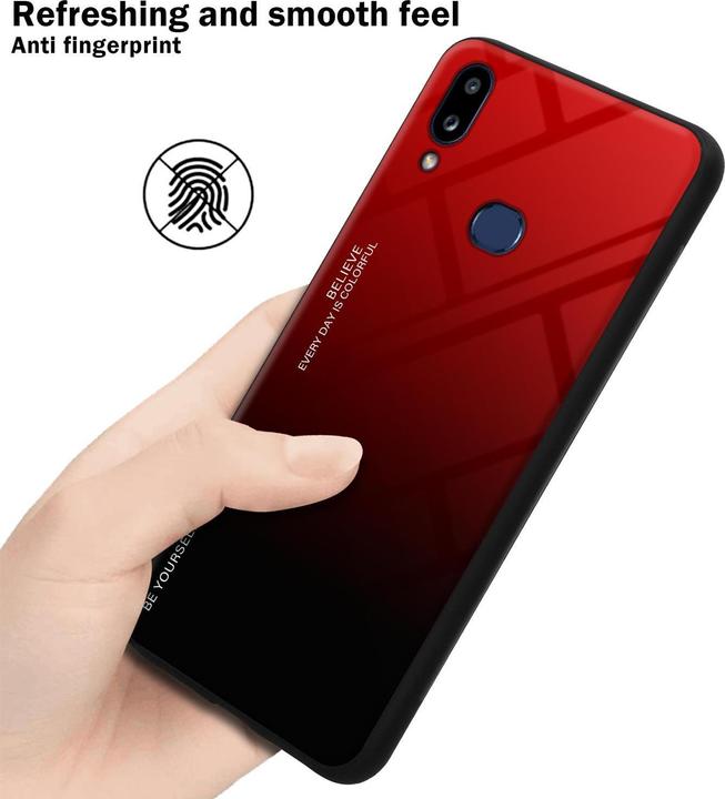 Produktbild Cadorabo TPU 2 Farben Glas Cover (Samsung Galaxy A10s, Samsung Galaxy M01s)