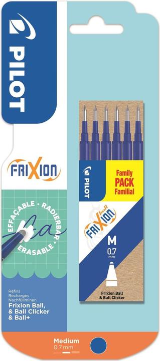 Productafbeelding Pilot FriXion Navulling Set à 6 (Blauw, 0.70 mm, 6 Pcs.)