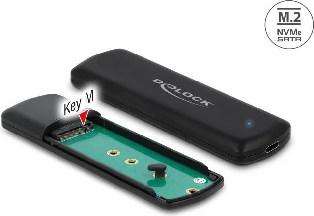 Produktbild Delock M.2 NVMe PCIe-Schacht (M.2, M.2 2260, M.2 2242, M.2 2230)