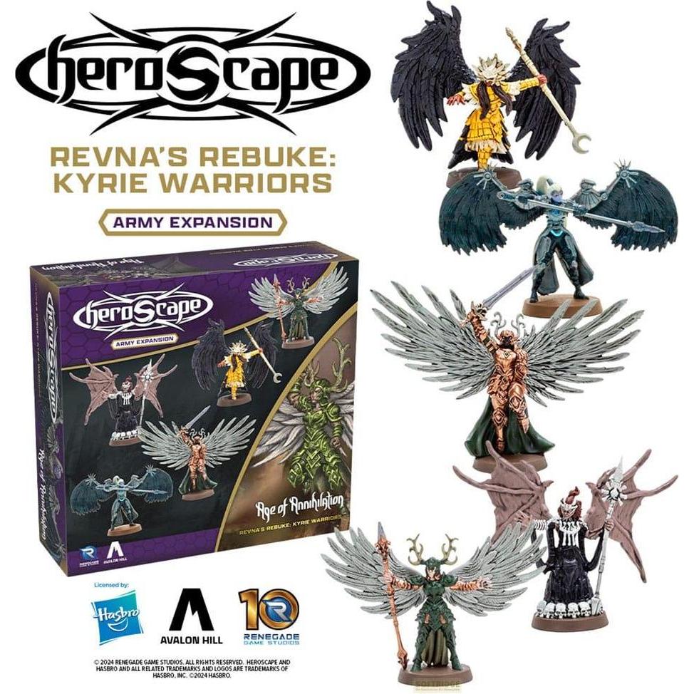 Renegade Heroscape Erweiterung Revna's Rebuke: Kyrie Warriors Army *Englische Version* (Inglese)