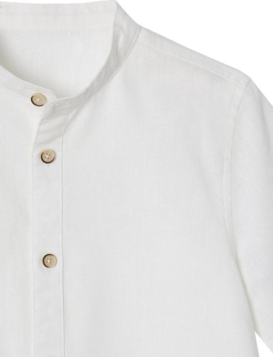 Produktbild Vertbaudet Jungen Hemd mit Stehkragen, Leinenmix (128)