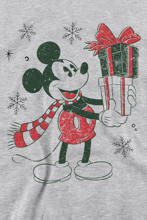 Actual product image Disney Unisex Adult Mickey Mouse Present Christmas Sweatshirt (XL)