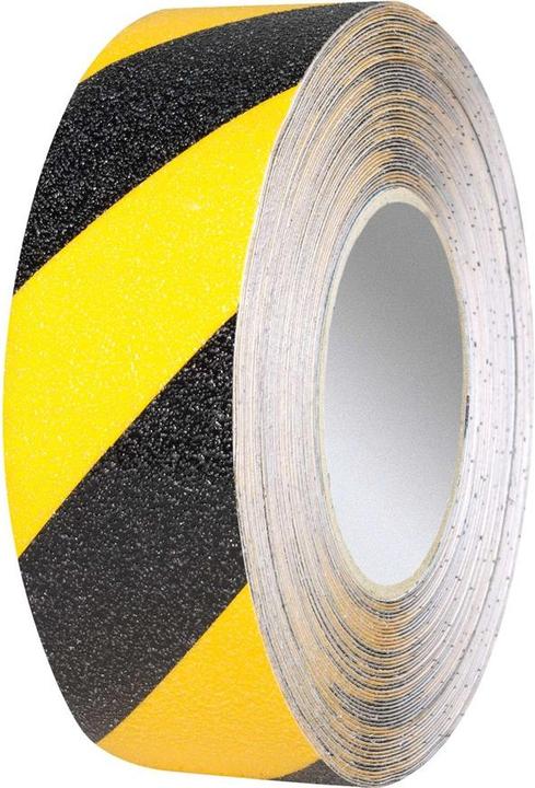 Produktbild Moravia PROline-tape Vinyl gelb-schwarz Breite 50 mm, Länge 25 m (50 mm)