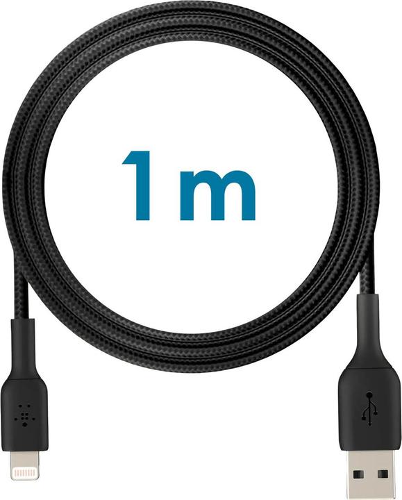 Actual product image Belkin USB A - Lightning (1 m, USB 2.0)