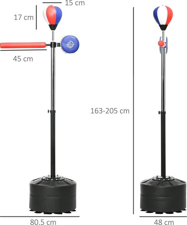 Immagine prodotto SportNow Stand da boxe con punching ball (80.50 cm, 13 kg)