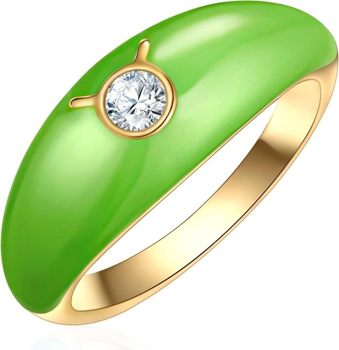 Immagine prodotto Glanzstücke München Anello da donna segno zodiacale Toro - 35974 (50, 925 Argento)