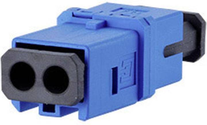 Produktbild Metz Connect Flanscheinsatz OpDat Industry, SC-RJ/2SC SM, blau