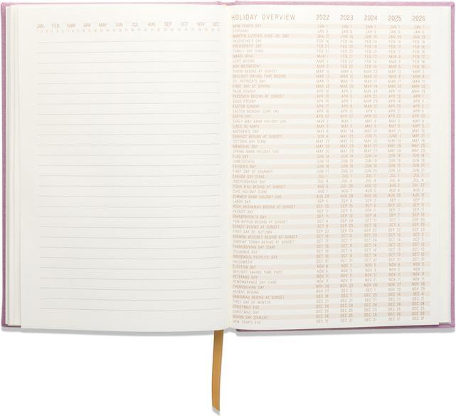 Image du produit Designworks Journal Jumbo Velvet Check (19 x 26 cm, À rayures, Couverture rigide)
