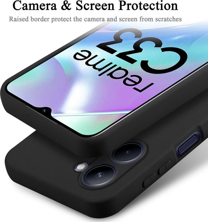 Image du produit Cadorabo Housse pour Realme C33 TPU avec protection liquide en silicone (Realme C33)