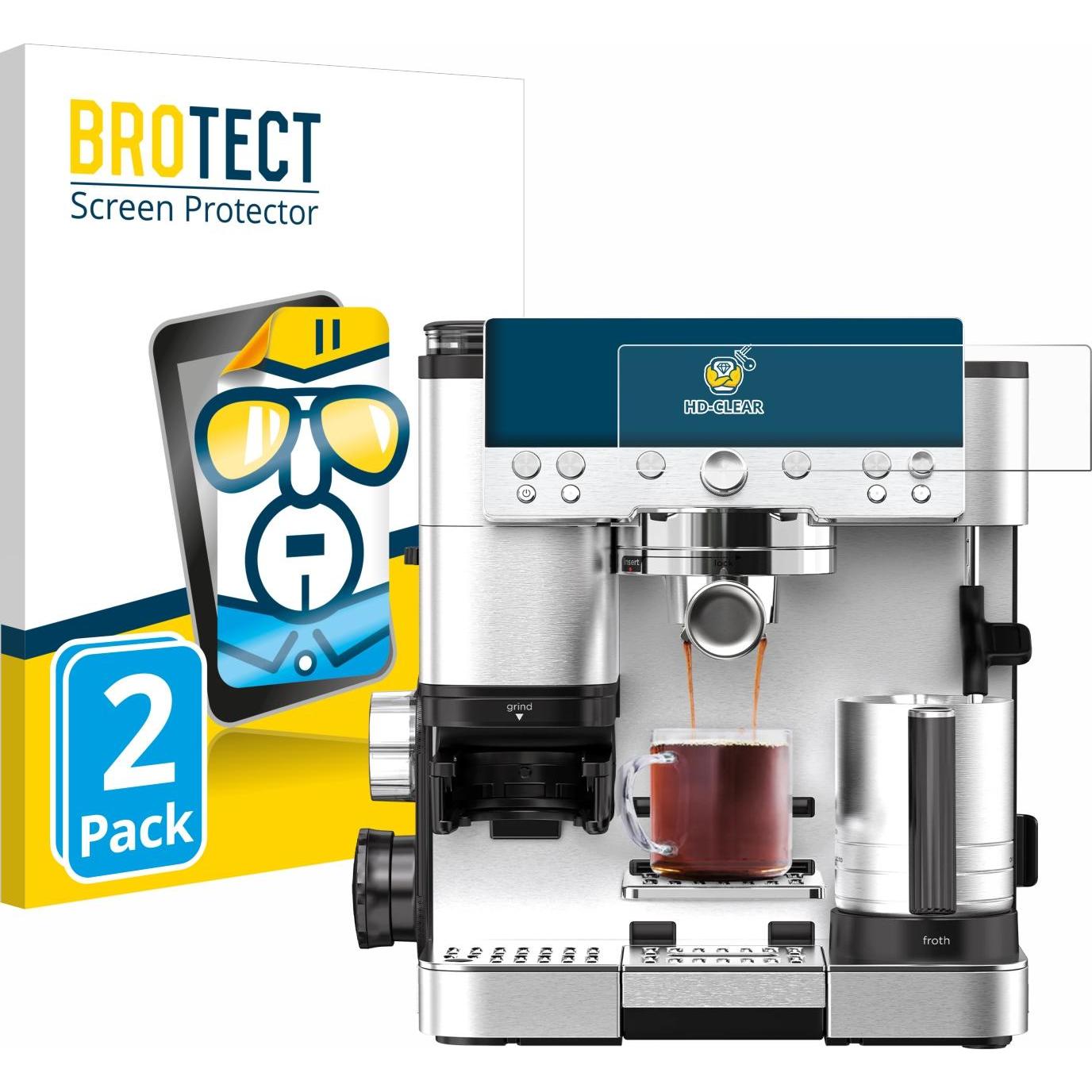 Thumbnail - BROTECT Schutzfolie Displayschutz Displayschutzfolie Folie Klar Transparent, Zubehör Kaffeemaschinen, Transparent