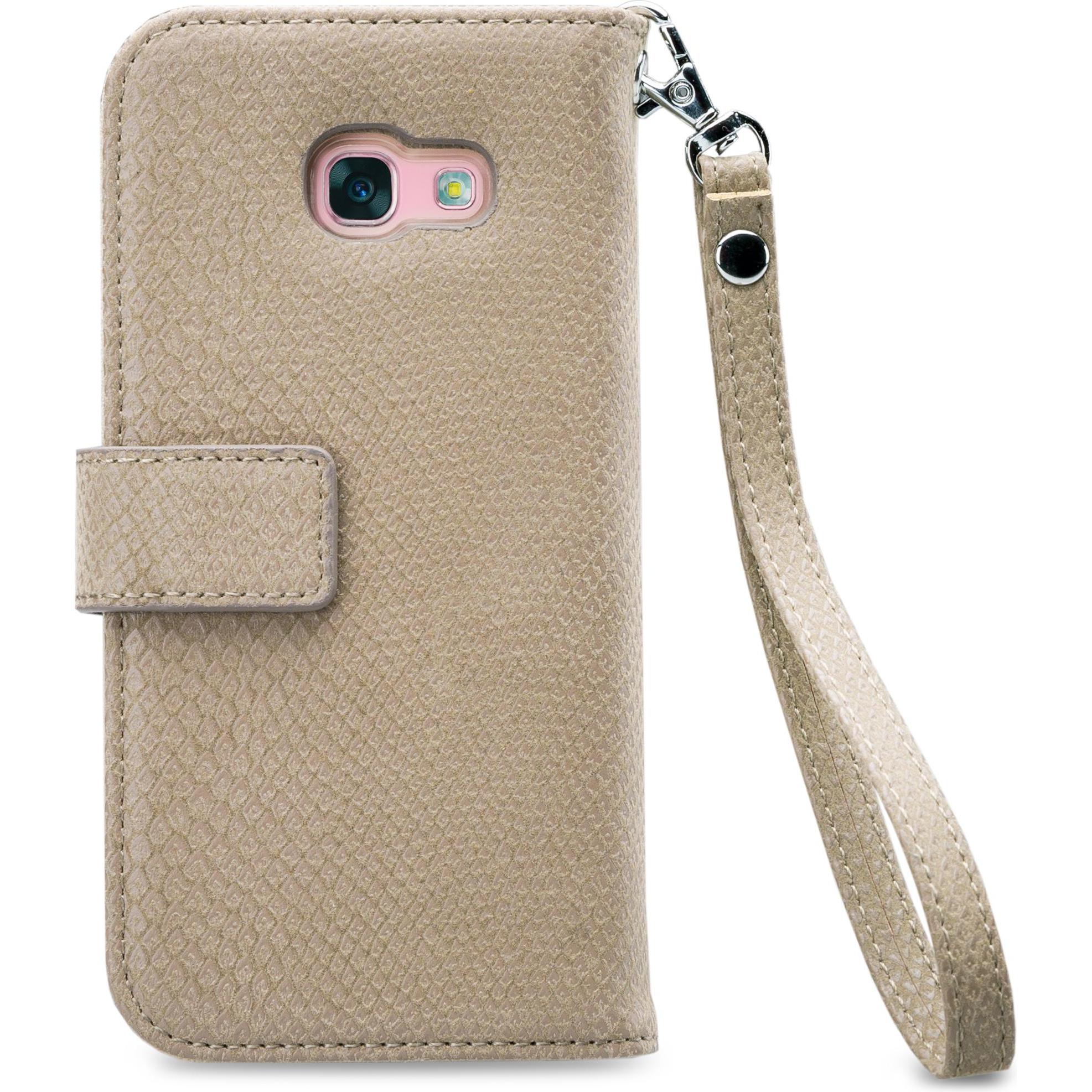 Thumbnail - Mobilize 2in1 Reissverschlusstasche (Samsung Galaxy A3 (2017)), Smartphone Hülle, Beige