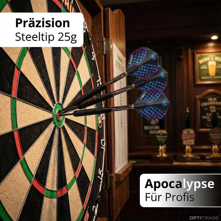 Actual product image Winmau Apocalypse Brass Steel Darts 25G (26.80 g)