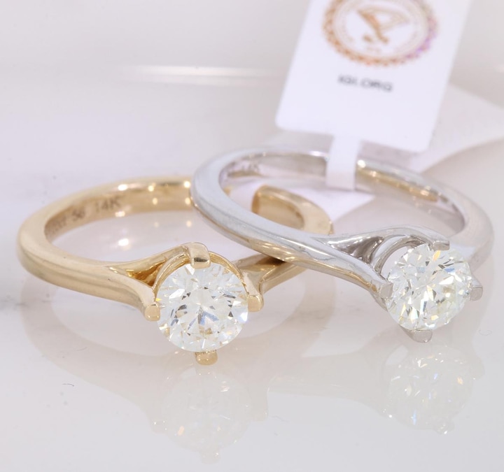 Actual product image Xen Vision Ring with Lab Grown Diamond 1.00 ct. 585 yellow gold (52)