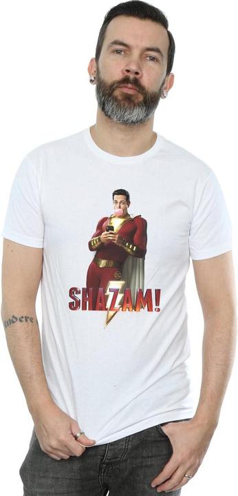 Actual product image Mens Shazam Bubble Gum T-Shirt (L)