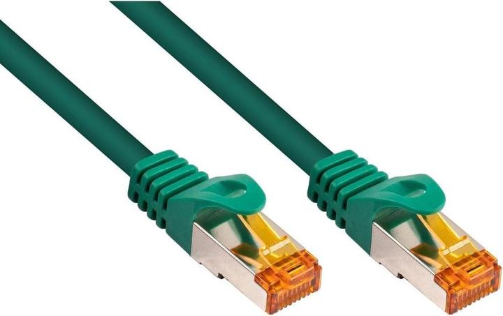 Produktbild Varia RJ45 Patchkabel Cat.7 TPE Grün 1m für hohe Netzwerksicherheit (S/FTP, CAT7, 1 m)