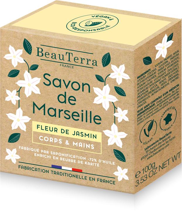 Actual product image Markenlos Beauterra Solid Jasmine Flower (Hard soap, 100 g)