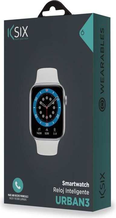Produktbild KSIX Smartwatch Urban 3 White (44 mm)