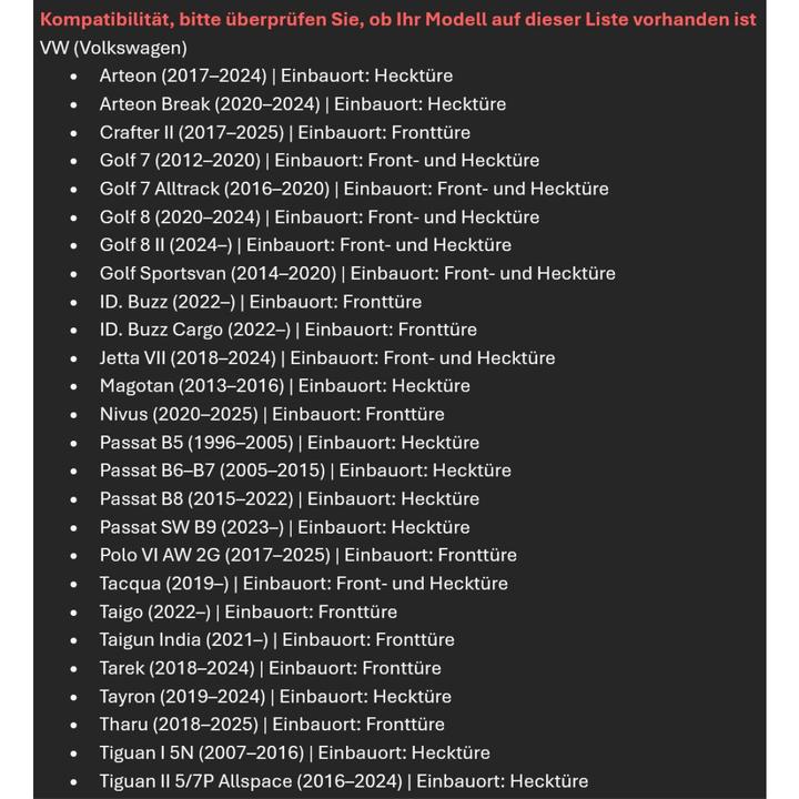 Produktbild Focal IS VW 155 (100 W, 15.50 cm)