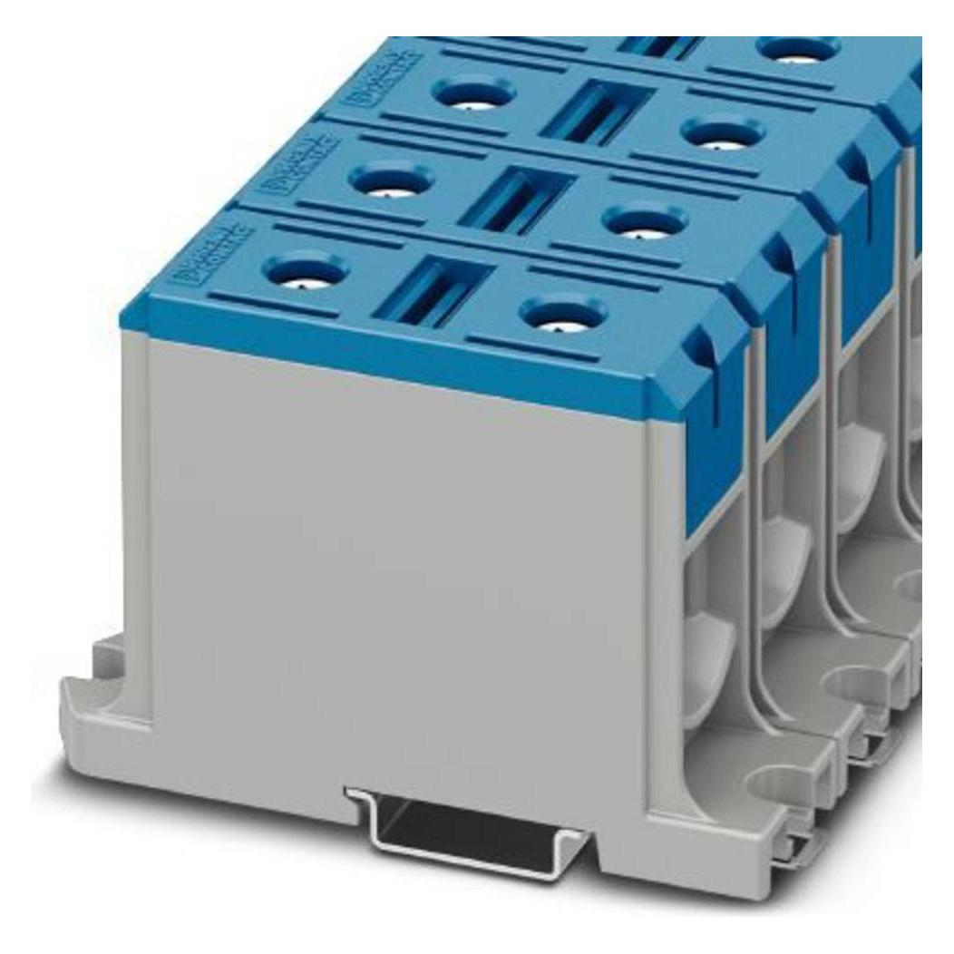 Phoenix Contact UBAL 150 BU 1086499 Doorvoerklemmenblok Aantal polen: 1 35 mm² 150 mm² Blauw 1 st., Kabels + Stekkers, Blauw