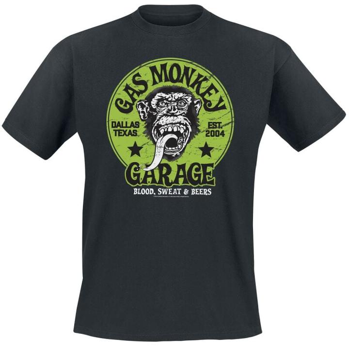 Produktbild Gas Monkey Garage Green Logo (S)