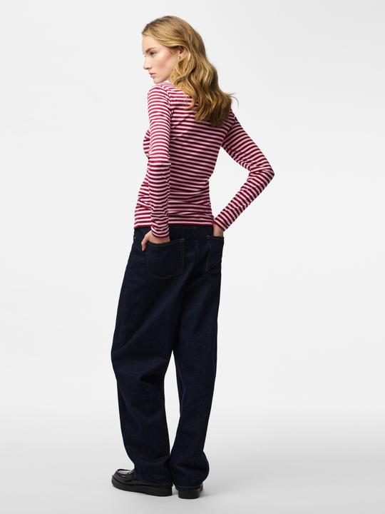 Produktbild Pieces Gestreiftes Oberteil mit langen Ärmeln (M)