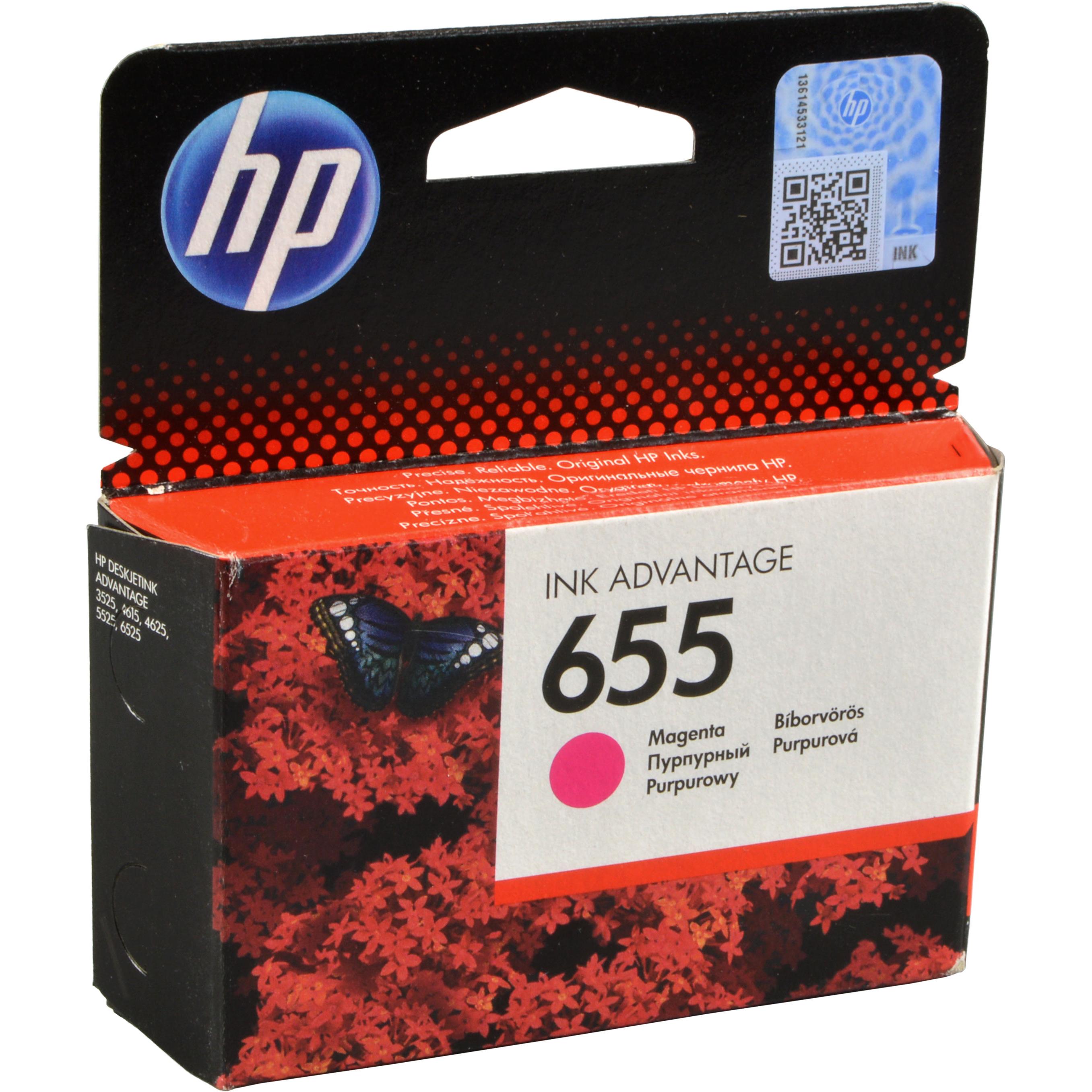 HP, Druckerpatrone, 655 - Magenta - Original - Tintenpatrone - für Deskjet Ink Advantage 4615 (M)