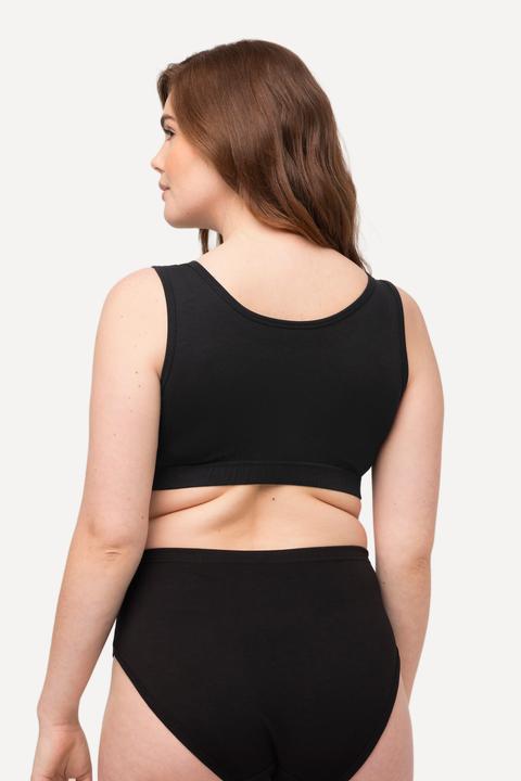 Immagine prodotto Ulla Popken Bustier di cotone biologico con spalline larghe (42 A, 44 A)