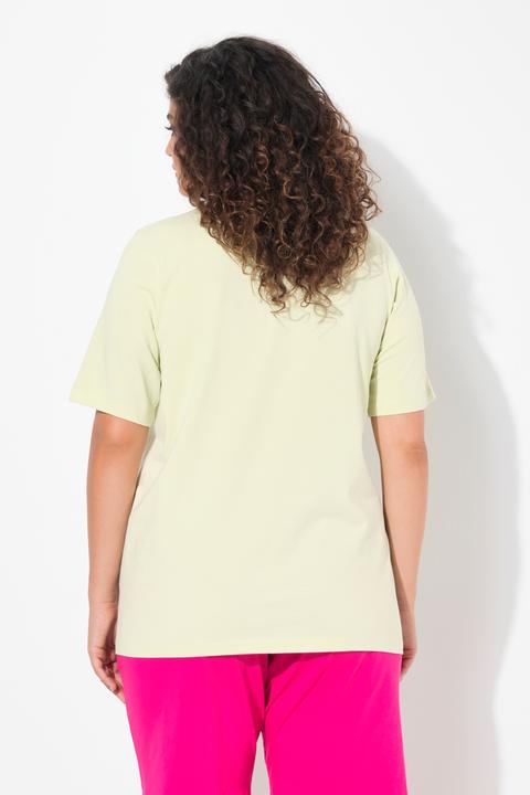 Produktbild Ulla Popken T-Shirt, A-Linie, V-Ausschnitt, Halbarm (58)