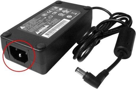 Actual product image QNAP external power adapter, for TS-431K/TS-431P3