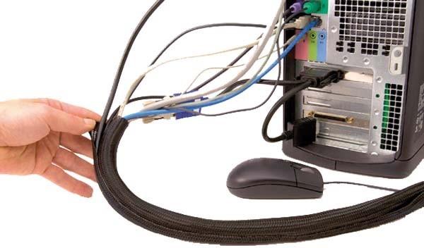 Actual product image Bachmann Automatic Wrap bk 3.0m 2.54cm (Cable hole, 3000 mm)