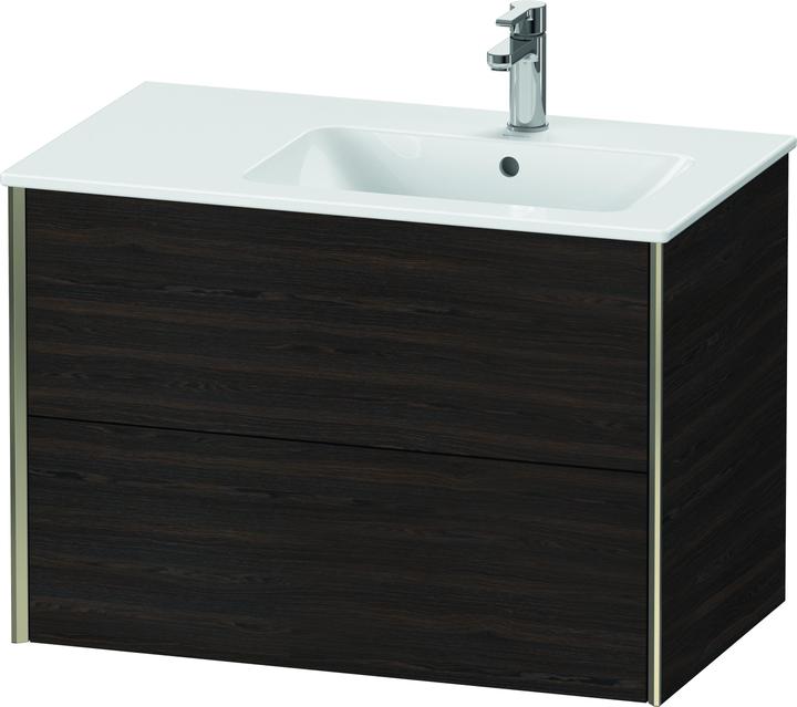 Actual product image Duravit XViu 4159 Vanity unit wall-mounted, 2 drawers, for washbasin Me by Starck 234683 Basin right (81 x 48 x 56 cm)