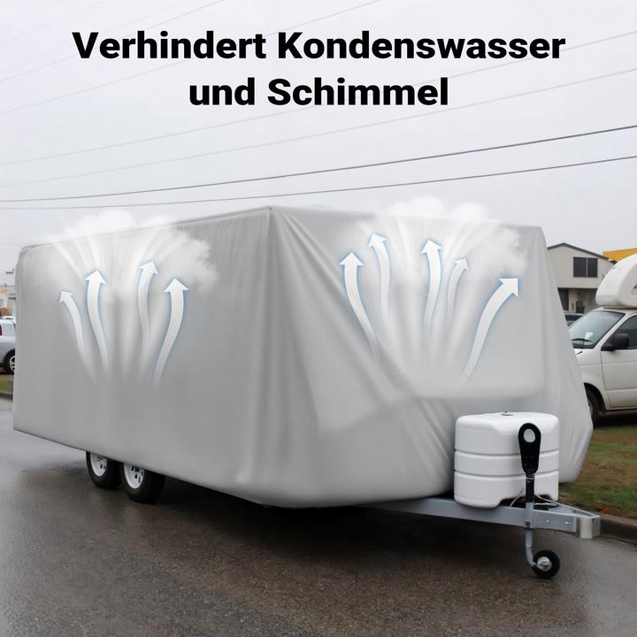 Produktbild Wiltec Wohnwagen Schutzhülle Gr. S 426x225x220 cm Caravan Abdeckung Abdeckplane