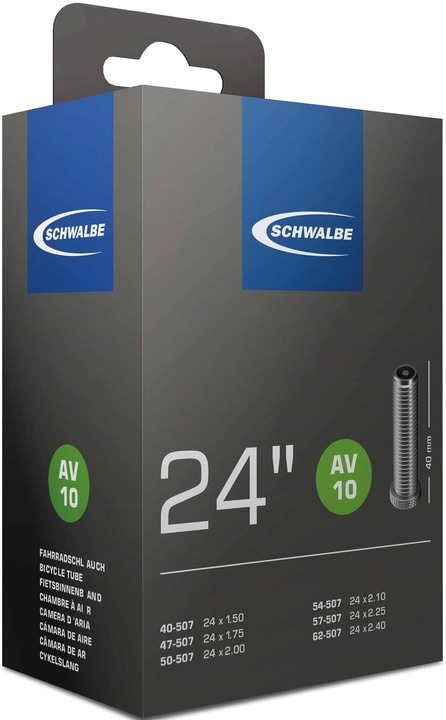Actual product image Schwalbe Av10 (Schrader (AV), 24", 40 mm)