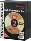 Productafbeelding Hama 1x10 DVD Double Blank Sleeve Slim 75% Ruimtebesparend