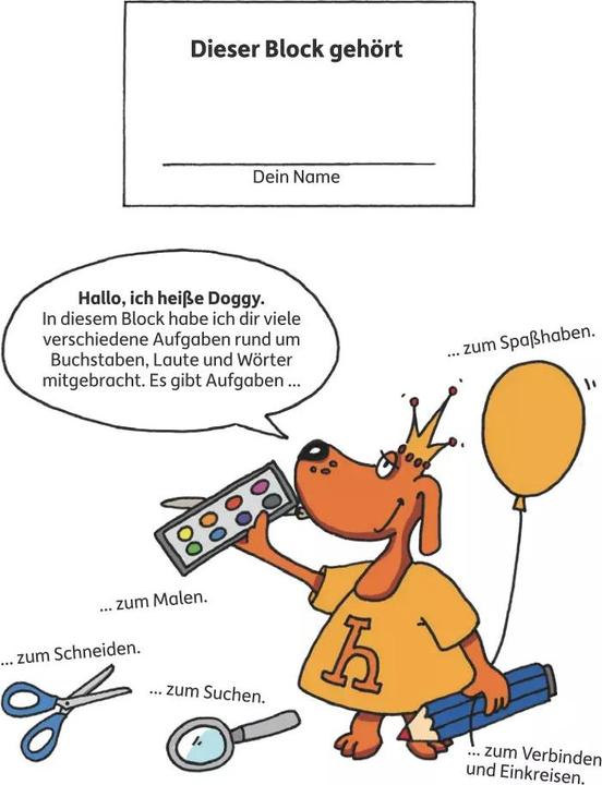 Produktbild Vorschulblock - Buchstaben und Laute ab 5 Jahre (Deutsch, Ulrike Maier, Sabine Dengl, 2018)
