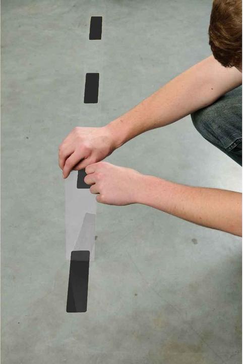 Produktbild Brady ToughStripe Striche mit gleichen Abständen (50.80 mm)