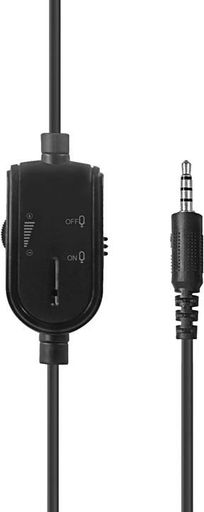 Actual product image Speedlink METIS Stereo Headset, 3.5mm Jack with Y-Adapter, black (Cable)