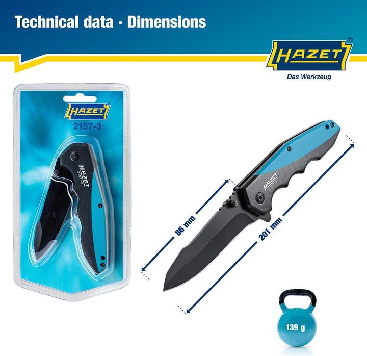 Image du produit HAZET Couteau pliant 2157-3 (Cutters)