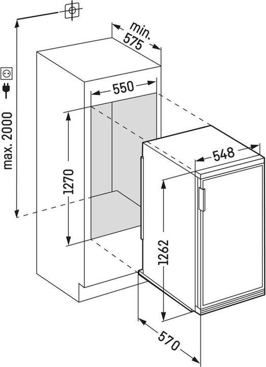 Actual product image Liebherr Liebherr-Kühlschrank-EKc 2514-26-091598451 (215 l)